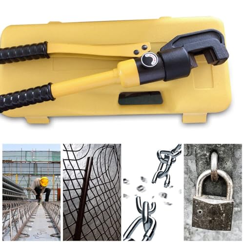 Nutronics® SC-16 Hydraulic Rebar Cutter 8 Ton Steel Bolt Chain Cutting tool Heavy Duty, Bolt Cutter 4mm to 16mm for Padlocks, Lock Cutter Heavy Duty Non-Slip Handle Bolt Cutter - Image 5