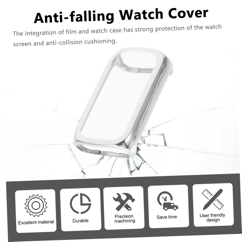 2Pcs TPU Protective Case For Fitbit Gel Watch Full Coverage Anti Scratch Lightweight - Image 4