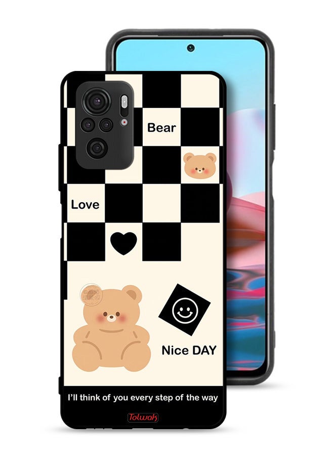Tolwak Xiaomi Redmi Note 10 4G Protective Case Cover I Will Think Of You Every Step Of The Way - Image 1