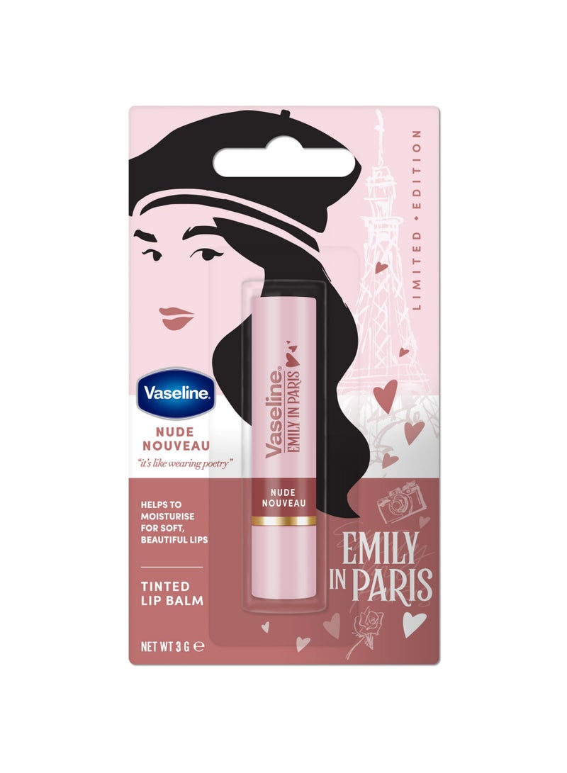 Vaseline Emily In Paris Nude Nouveau Lip Balm 3g - Image 1