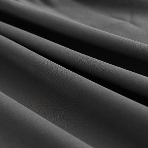 TSUTOMI Black Bed Skirt Full Size Ruffled Bed Skirt with Split Corners, Full Bed Skirt 14 Inch Drop, Full Size Bed Skirt Black for Ruffled Bed Skirt with Split Corners, Bed Skirt Full Size - Image 4