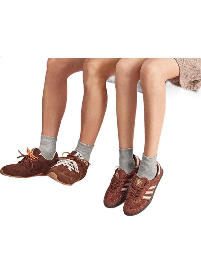 GUJIN 5-Pair Pack Women'S Socks, Short Tube Socks, Pure Cotton White Mid-Calf Socks, Spring And Summer Seamless Short Socks, Summer Women'S Socks - Image 1