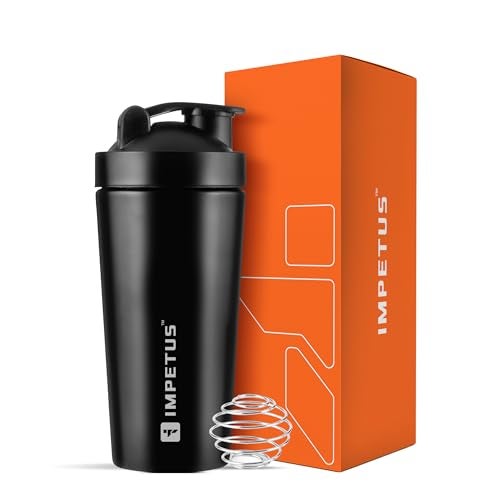 IMPETUS Stainless Steel Protein Shaker for Gym 750ml, Sipper Bottle, Workout Accessories for Men - Image 1