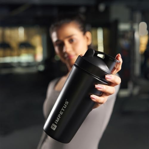 IMPETUS Stainless Steel Protein Shaker for Gym 750ml, Sipper Bottle, Workout Accessories for Men - Image 4