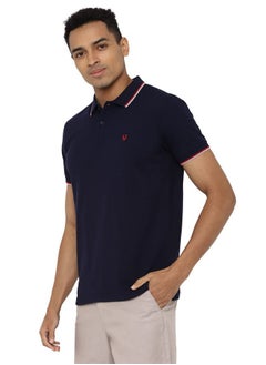 ألين سولي تي شيرت Allen Solly للرجال بقصّة عادية (ASKPQRGFW82524_Navy_XL)  - Image 2