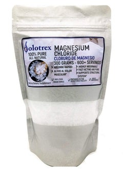 Cloruro De Magnesio 100% Pure Magnesium Chloride Food Grade 300 Grams Edible Magnesium Highly Absorbable For Daily Use As Supplement Or Magnesium Oil Up To 600 Servings 10.58 Oz