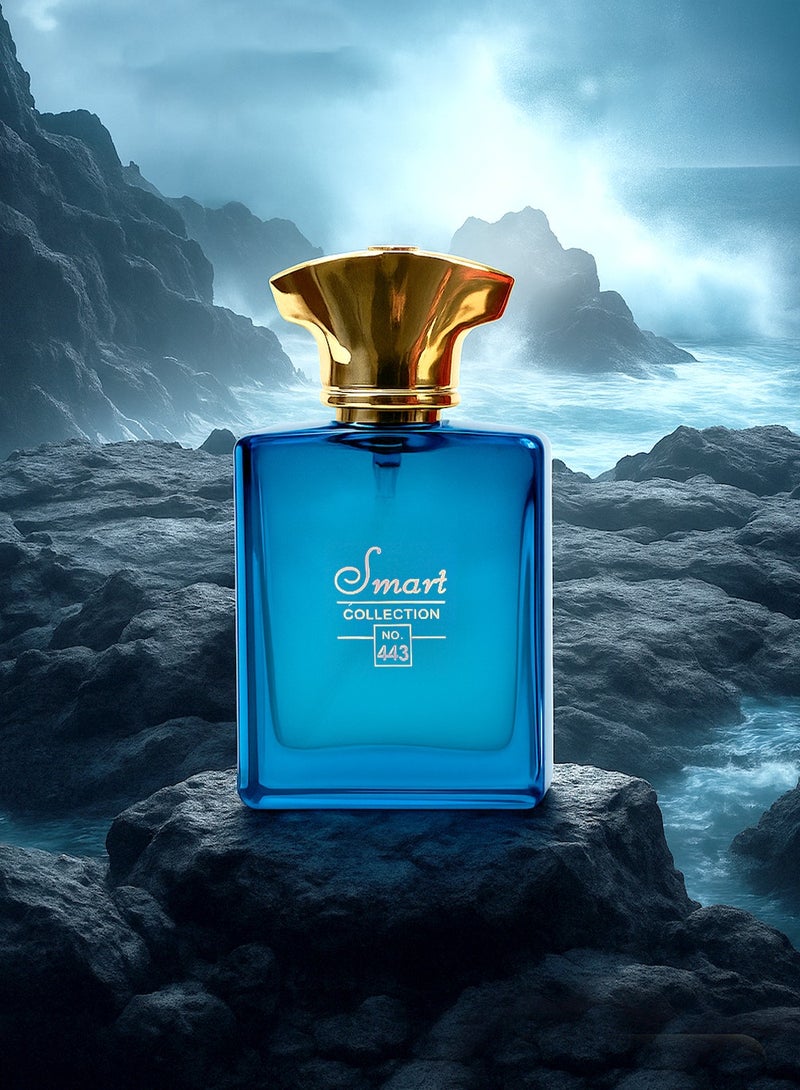 سمارت كولكشن  عطر خشبي للرجال - المجموعة الذكية رقم 443 - 25 مل | عطر عود يدوم طويلًا بمزيج دافئ من التوابل والدخان - Image 2