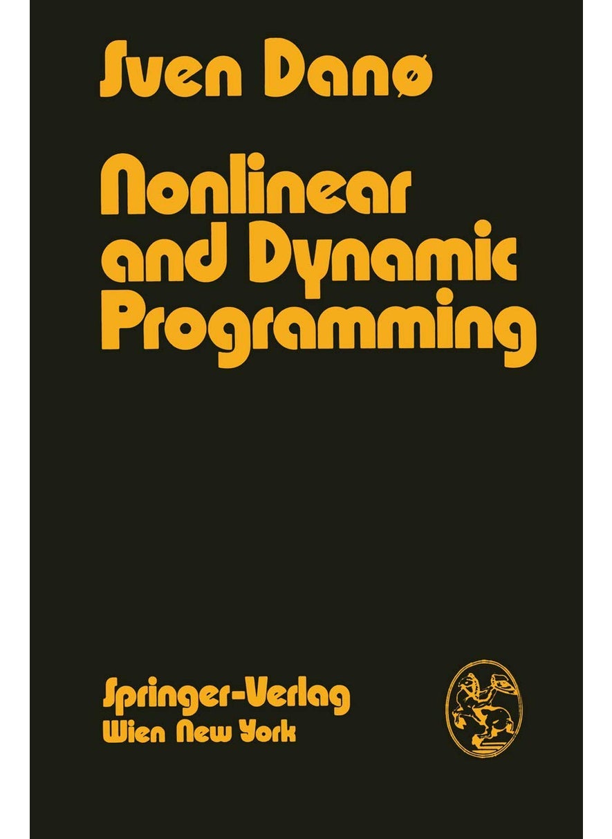 Nonlinear and Dynamic Programming: An Introduction 