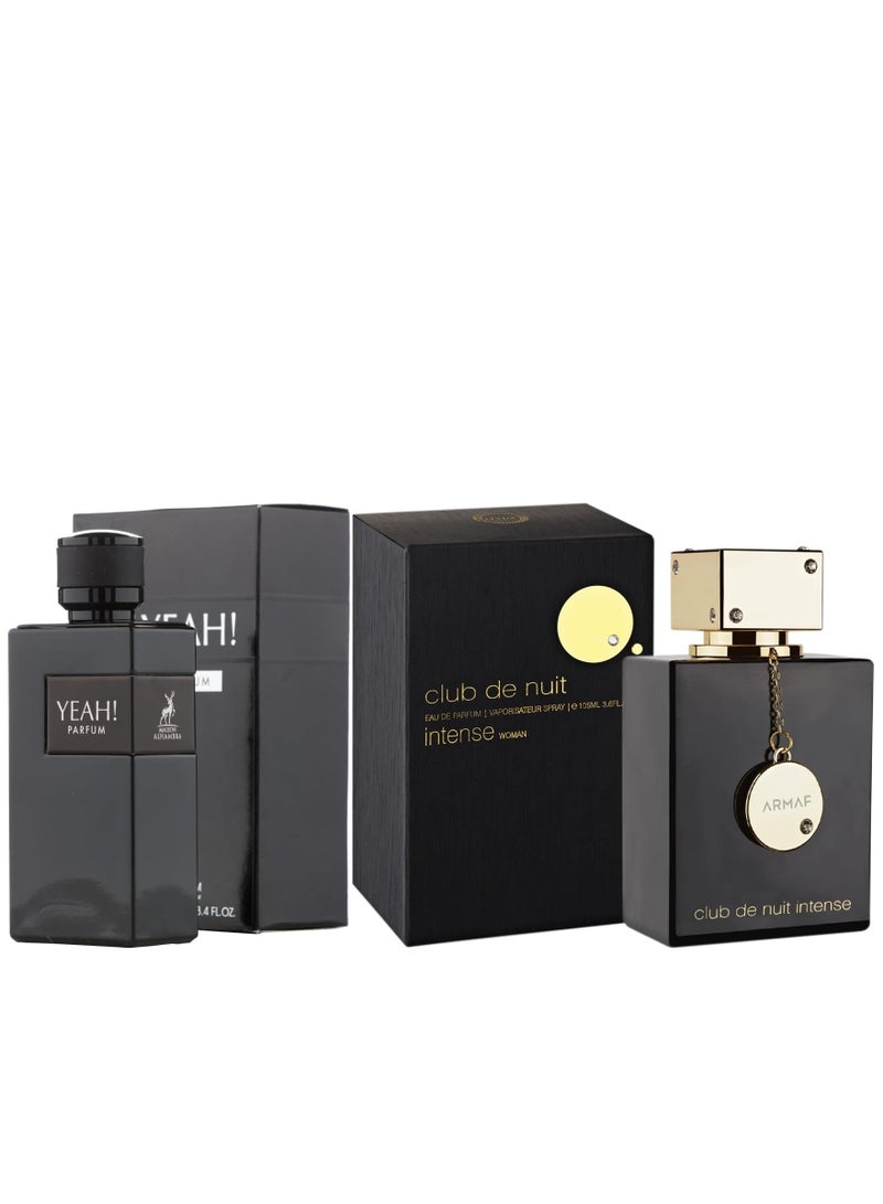 هدايا العطور مجموعة هدايا حصرية مكونة من قطعتين للزوجين الجميلين له ولها - Image 1