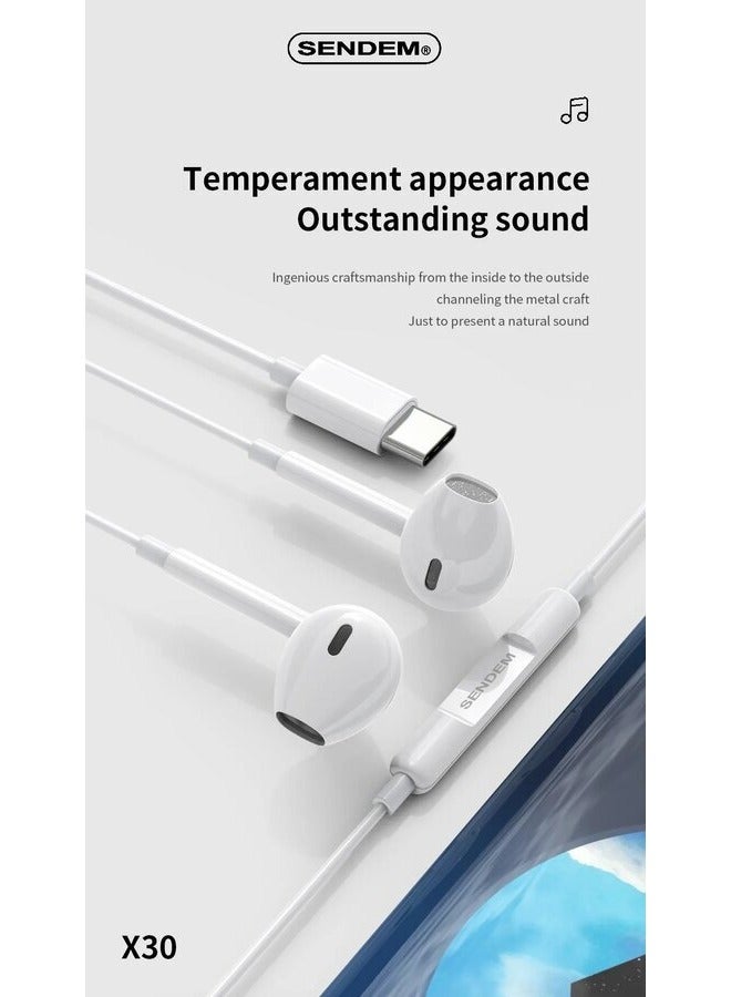 سيندم سماعة أذن ستيريو بصوت جهير إضافي من النوع C - Image 3