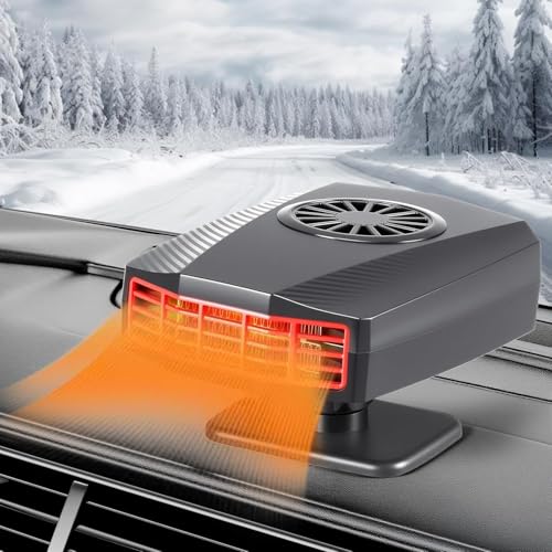 Katroiy Car Heater 12V Portable Car Heaters for Vehicle Defroster 2 in1 Fast Heating and Cooling Heaters that Plugs into Cigarette Lighter Defogger Demister for Cars SUV Winter - Image 1