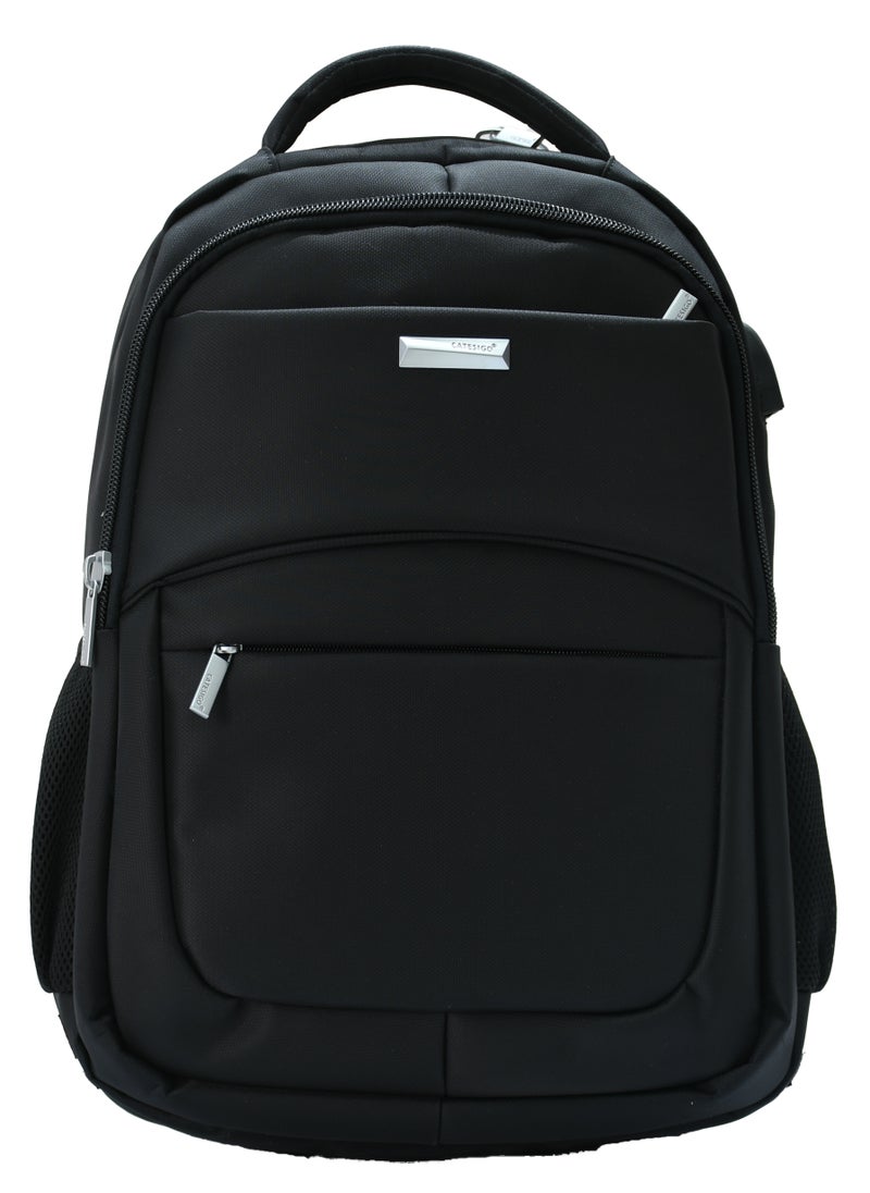 Catesigo Waterproof Business Backpack With External USB Charging Port