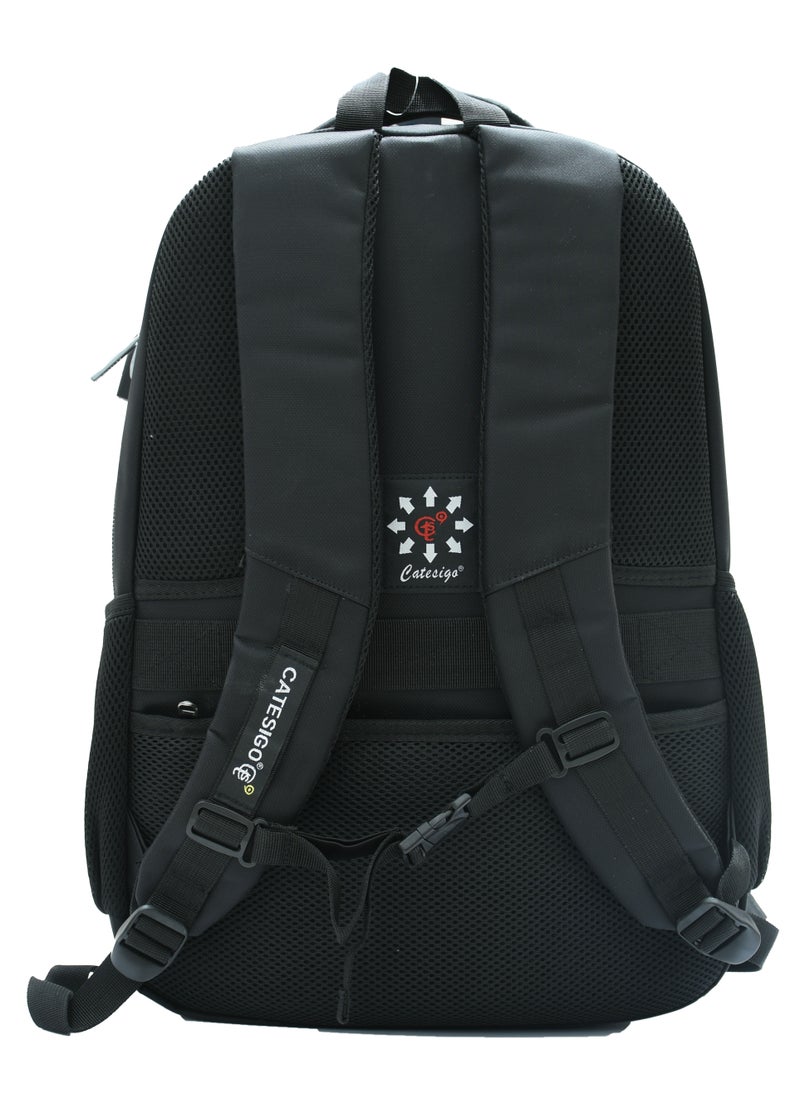 Catesigo Waterproof Business Backpack With External USB Charging Port