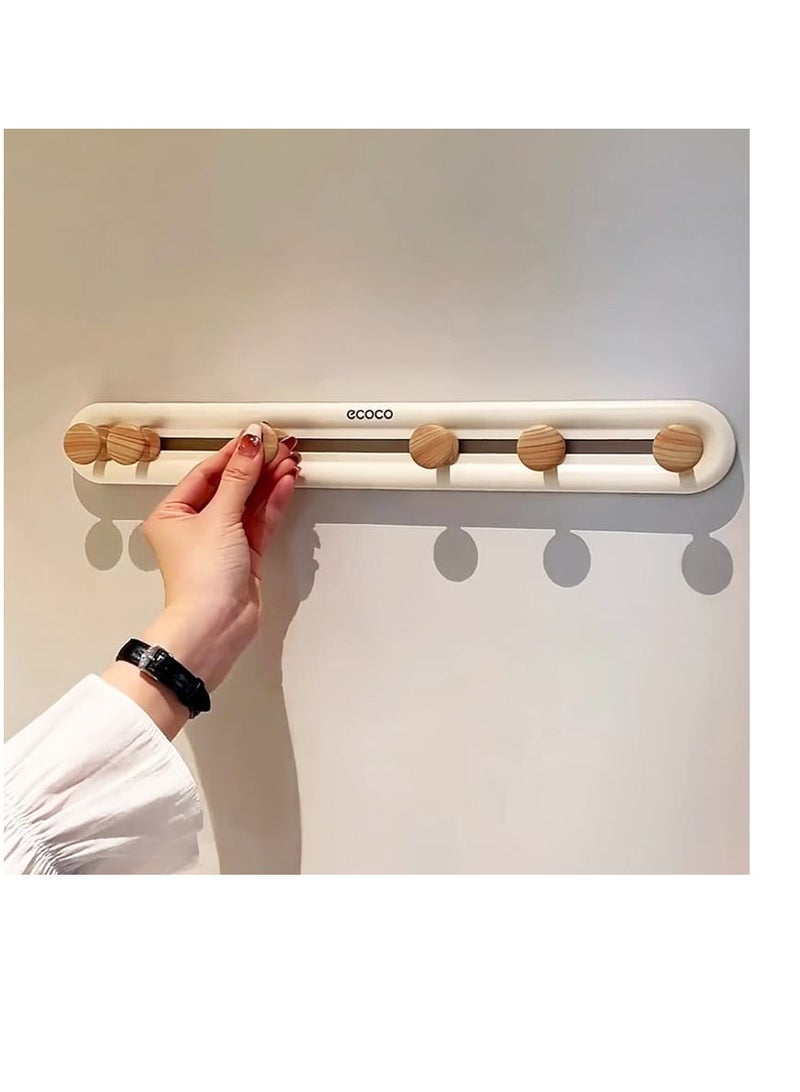 رف حائط مع تعليقات متعدد الاستخدامات بتصميم عصري يضيف لمسة أنيقة لديكور منزلك - Image 3