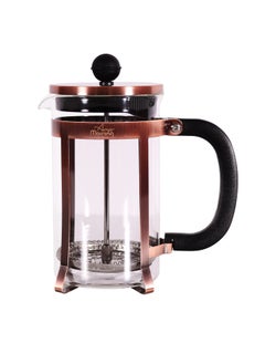 Any Morning French Press Coffee and Tea Maker, 600ml / 20oz / 3 Cups, Triple Stainless Steel Filters, Borosilicate Glass Tea Press, 3 Level Filtration System, Portable, Easy to Clean - FF120  - Image 1