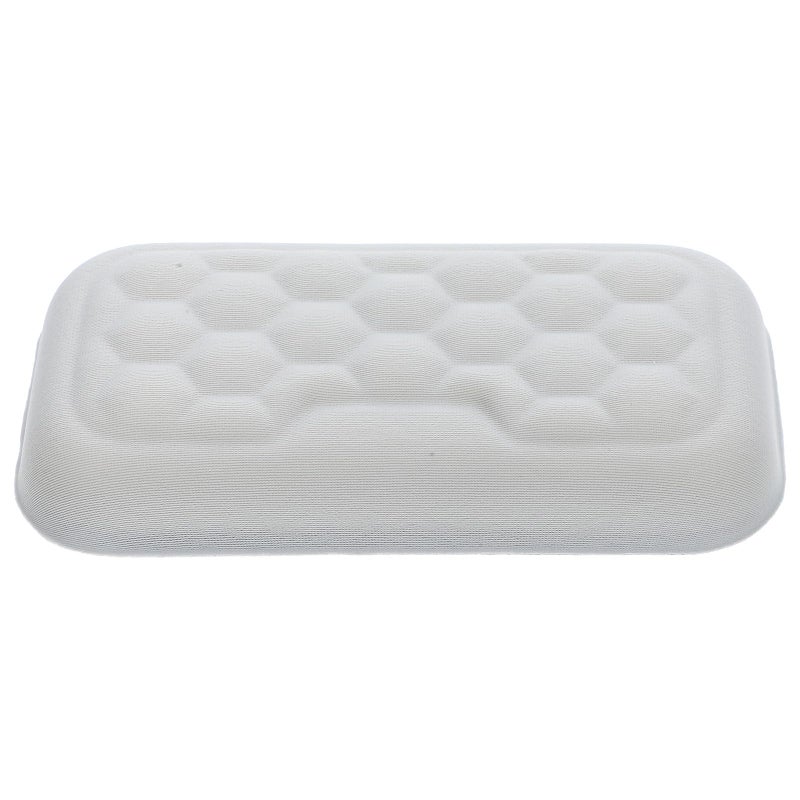 Ergonomic Gray Wrist Rest for Keyboard and Mouse Pad Soft Fabric Cushion - Image 2