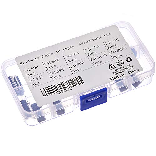 Bridgold 20pcs 10 Types 74LSxx Series LowPower Schottky Logic ICDigital Integrated chipIncluding74LS00 74LS02 74LS04 74LS08 74LS32 74LS47 74LS86 74LS90 74LS138 74LS245 Each 2 pcs - Image 3