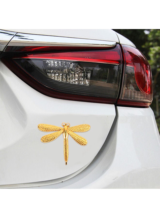 نيبمينينت ملصق معدني على شكل حشرة اليعسوب، مناسب لتزيين هيكل السيارة - Image 3