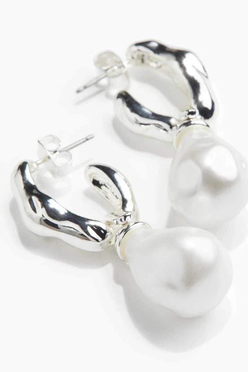 H&M Pendant Hoop Earrings