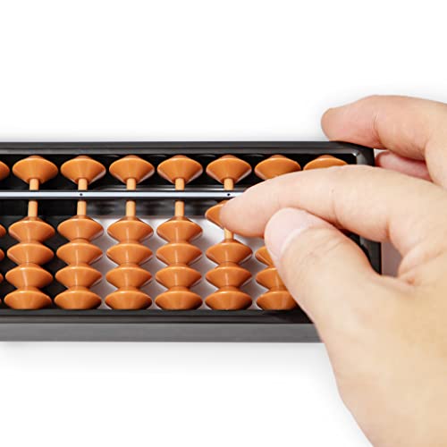 Black long Di fang Digital Standard Abacus-20 cm-Professional 13-Column Soroban Calculator (Functional and Educational Tool) - Image 4