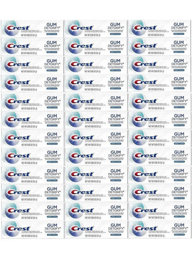 كرست معجون أسنان كريست غام ديتوكسيفاي، تنظيف عميق، حجم مناسب للسفر، 0.85 أونصة (عبوة من 36 قطعة) - Image 1