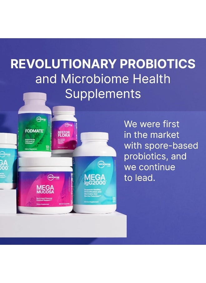 Microbiome Labs - Megasporebiotic - Spore Based Probiotic To Support Gut Health - Proprietary Probiotic Blend Including Bacillus Coagulans + Bacillus Subtilis - Spore Probiotic For Daily Use (60 Count) - Image 1