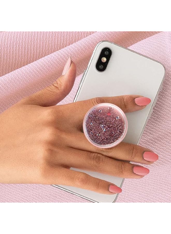 Green Tiger erorex: PopGrip Expanding Stand and Grip with a Swappable Top for Phones & Tablets - Tidepool Rose - Image 2