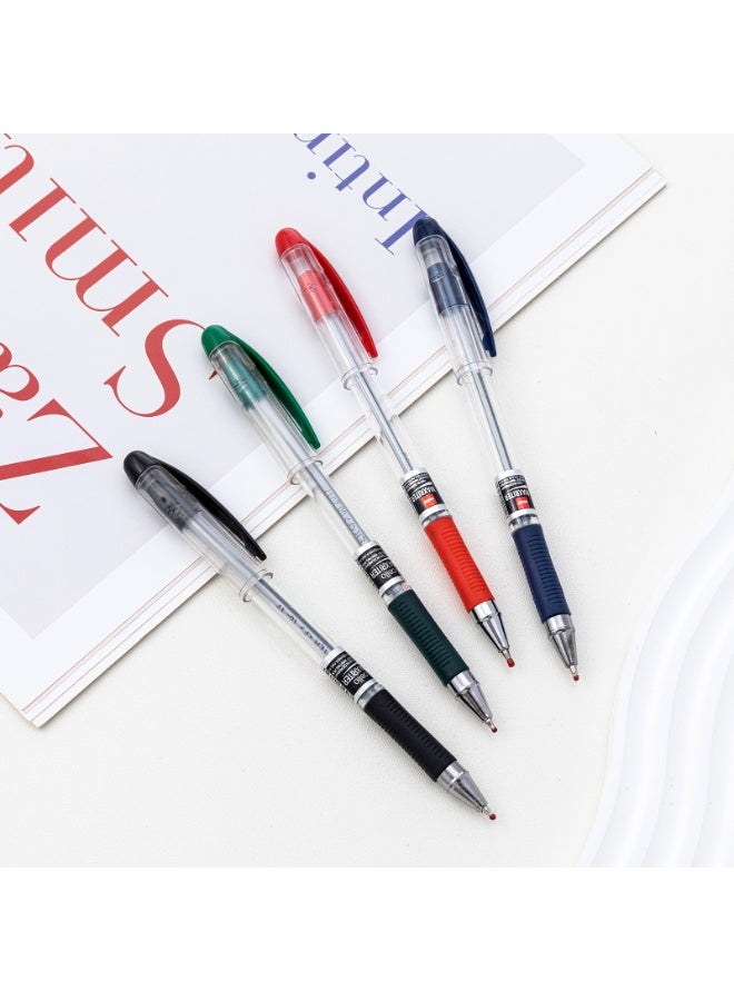 Cello 10 Ballpoint Pens, Multicolor Set, Smooth Writing, for Office School Daily Use, with Jumbo Refill, Ideal Gift for Students & Professionals (GREEN) - Image 2