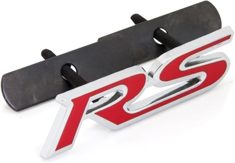 Akexermu Grille Rs with Decal Rs Emblem Badge 3D Logo Allloy for Camaro Gm Series Red - Image 1