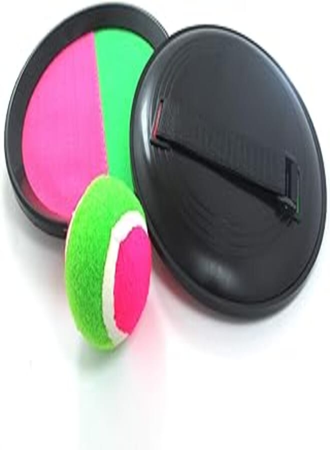 Xelue FF Xelue FF Fun paddle toss and catch ball game set self-stick disc paddles and toss ball perfect for indoor/outdoor interactive