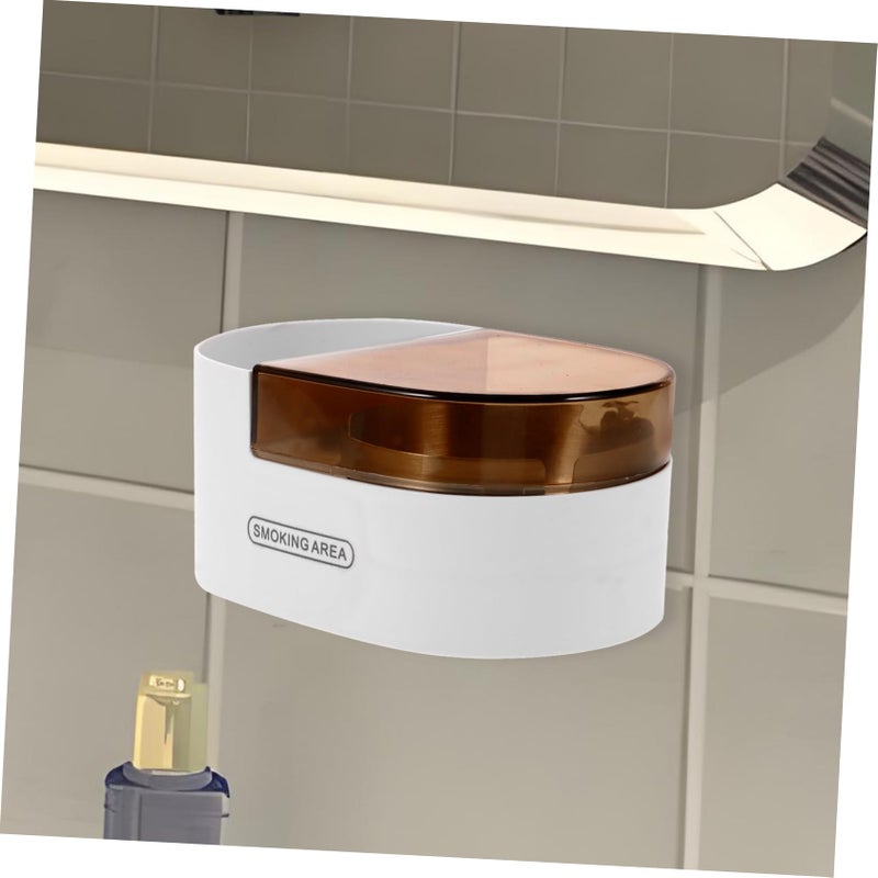 Wall Mounted Windproof Ashtray With Lid For Indoor Outdoor Bathroom Patio Easy Clean - Image 5