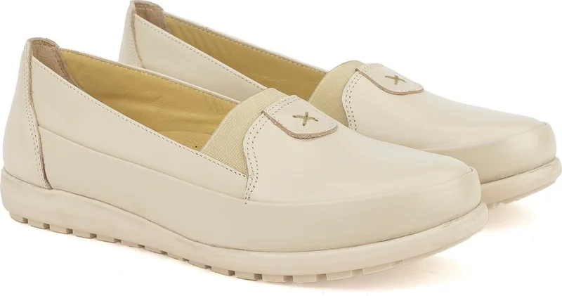 Ziya Ziya, Women's Genuine Leather Casual Shoes 1411022Z7341 Beige