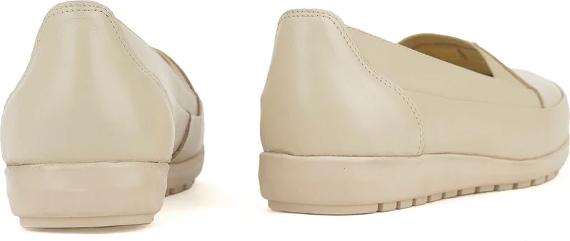 Ziya Ziya, Women's Genuine Leather Casual Shoes 1411022Z7341 Beige