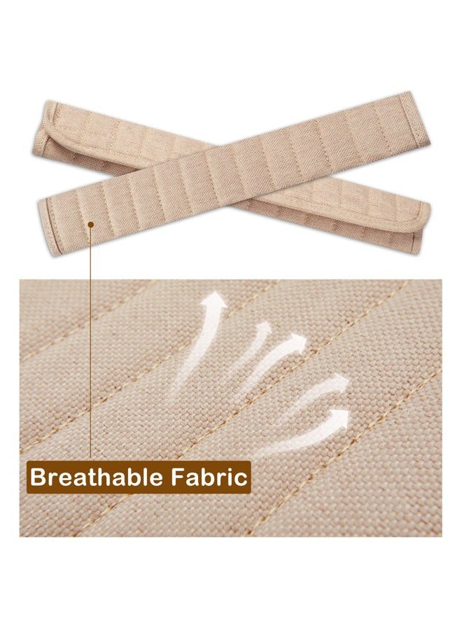 HighnessHwoo Car Seatbelt Covers Cushion Shoulder Pads Protector Sleeve for Adults, Automotive Extra Long Seat Belt Cover Pad Strap Wrap Decoration for Women Kids Cars Honda Trucks Accessories 1PC 15.5in Black - Image 5
