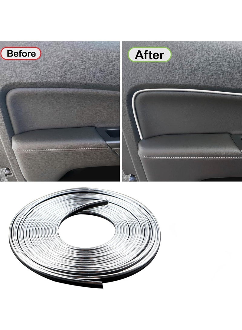 Generic Car Interior Trim Strips - 6m Universal Car Gap Fillers Automobile Moulding Line Decorative Accessories DIY Flexible Strip Garnish Accessory  - Image 4