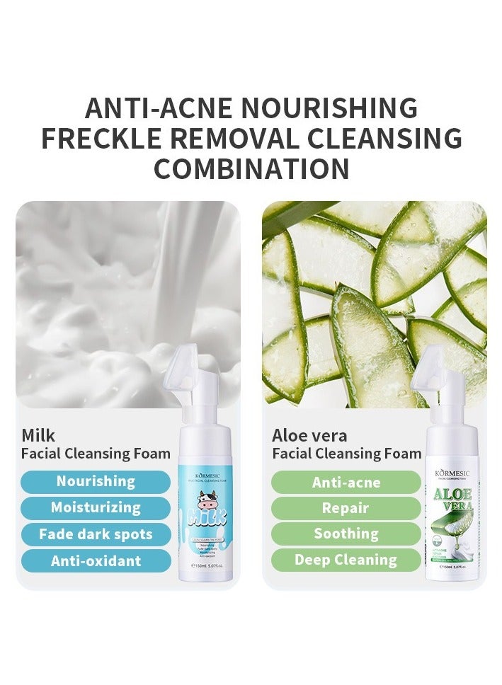 Kormesic Aloe Vera Cleansing Mousse - Soothing Hydration & Gentle Cleansing 150ml - Image 2