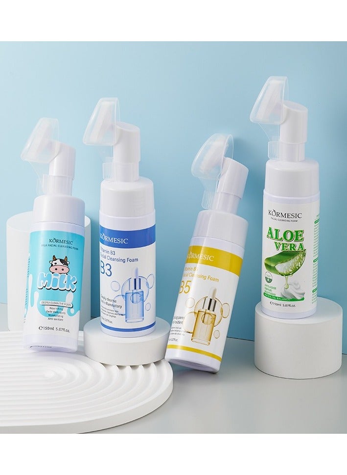 Kormesic Aloe Vera Cleansing Mousse - Soothing Hydration & Gentle Cleansing 150ml - Image 5