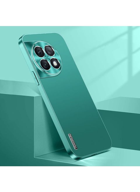 Case Cover For For OnePlus Ace 2 Streamer Series Micro Frosted Metal Paint PC Phone Case(Alpine Green)