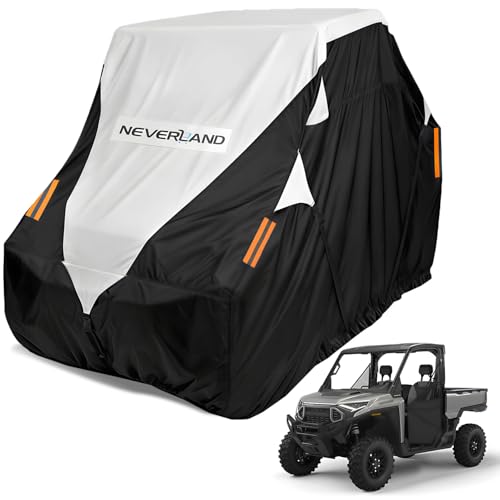 Neverland UTV Cover Waterproof 300D Heavy Duty 2-3 Seater/4-6 Seater 4 Door Side by Side Covers All Weather Protection Compatible with Polaris RZR Can-Am Maverick Defender Kawasaki - Image 1