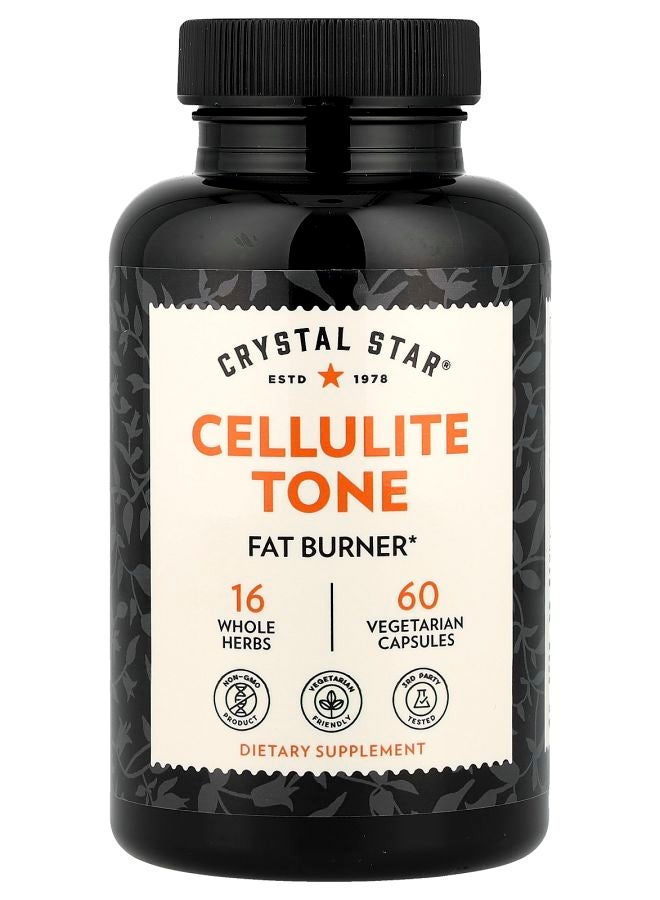 Crystal Star كبسولات نباتية لتقليل السيلوليت 60 كبسولة - Image 1