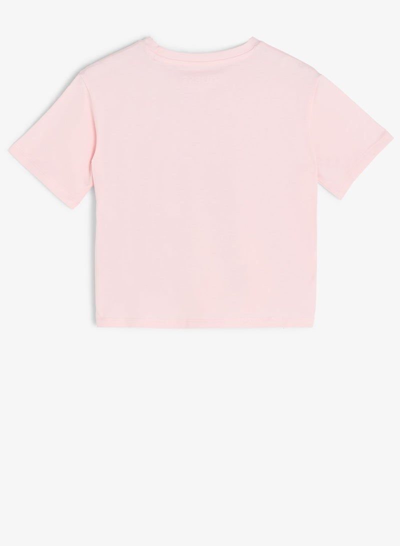 GUESS Kids Midi Short Sleeve T-Shirt - Image 3