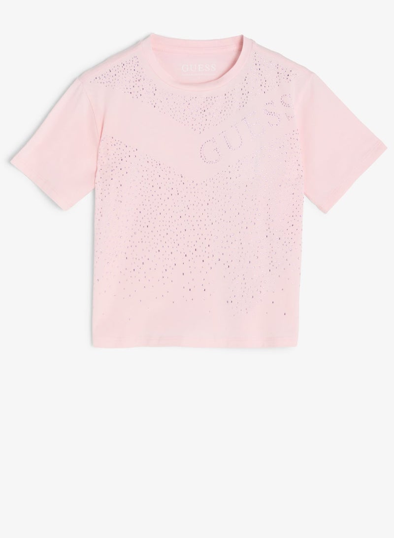 GUESS Kids Midi Short Sleeve T-Shirt - Image 2