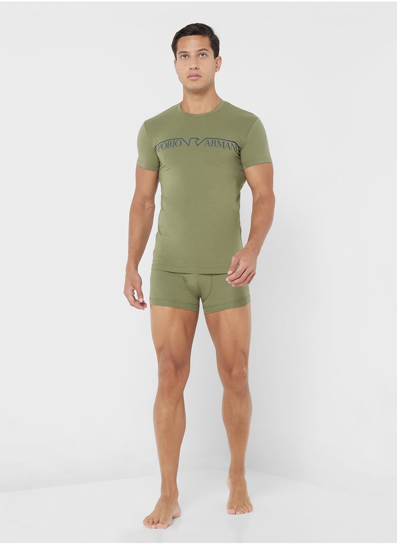 EMPORIO ARMANI T-SHIRT+TRUNK SET  - Image 1