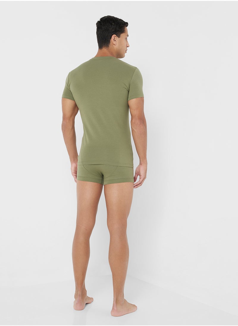 EMPORIO ARMANI T-SHIRT+TRUNK SET  - Image 2
