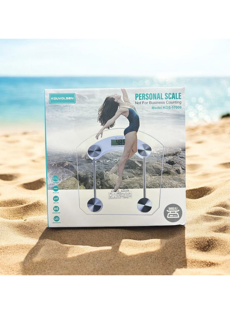 kouvolsen Digital Thick Glass Weight Scale KOS-17009 - Image 3