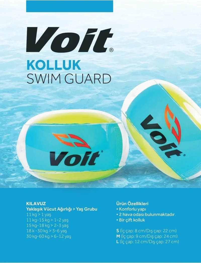 Voit Inflatable Swimming Armband Swim Guard Arm Band Arm Bands