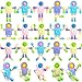 Eerrhhaq 20 Pcs Funny Sensory Fidget ToysTransformable Chain Robot Finger ToyStress Relief Fingertip Gyro Toys for Party FavorsGiftsClassroom Supplies Prizes - Image 3