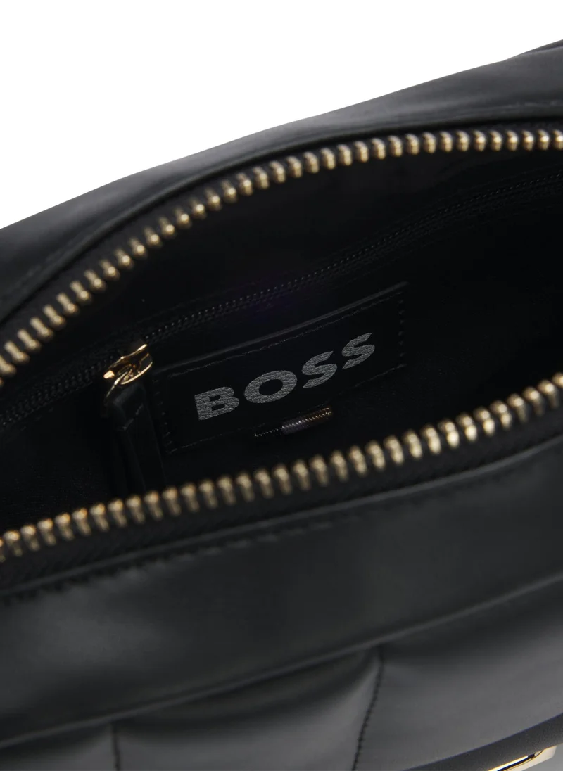 بوس Quilted crossbody bag with Double B monogram hardware