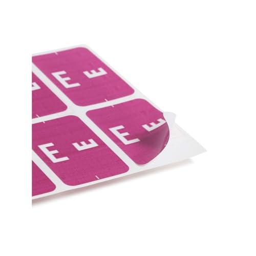 Smead AlphaZ ACCS Color-Coded Alphabetic Label E, Purple, 100 Labels per Pack (67175) - Image 4