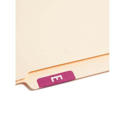 Smead AlphaZ ACCS Color-Coded Alphabetic Label E, Purple, 100 Labels per Pack (67175) - Image 3